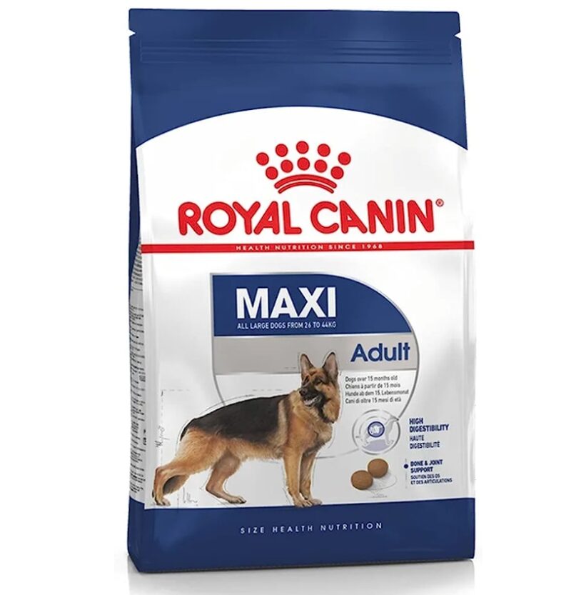 Royal Canin Shn Maxi Adult 4Kg Size Health Nutrition Dog Food, Multicolor, Dry Food