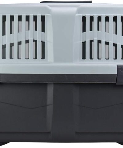 SKUDO 2 IATA Approved Pet Carrier XS (55x36x35cm) with metal door for flying small dogs and large cats.