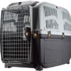 SKUDO 6 IATA Approved Pet Carrier XL (92x63x70cm) for flying very large dogs up to 45 kg from Dubai. Features secure metal door, storage pocket.